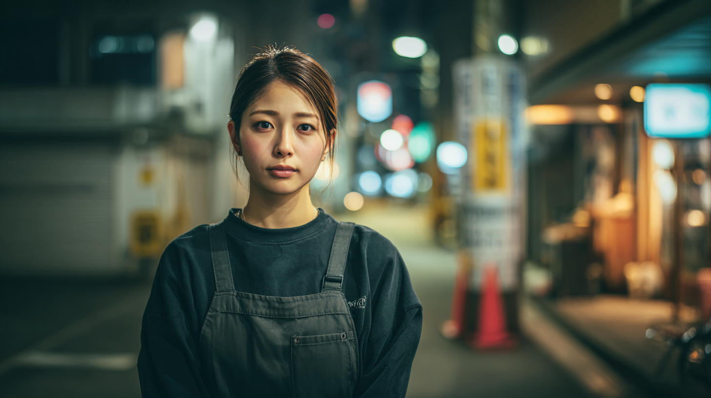 いきなりステーキの給与や将来に不安を感じる飲食業従業員のイメージ